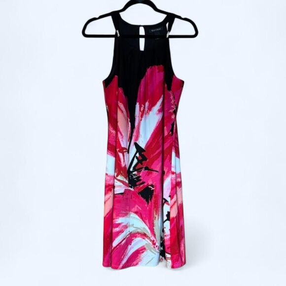 White House Black Market Dresses & Skirts - White House Black Market Women's Floral-Print Jersey Dress - Medium